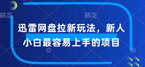 迅雷网盘拉新玩法，新人小白最容易上手的项目-超好资源网